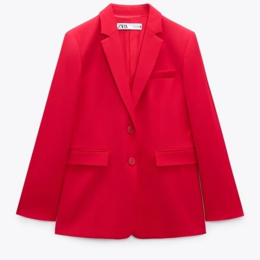 Zara straight cut pocket blazer Sz-XL